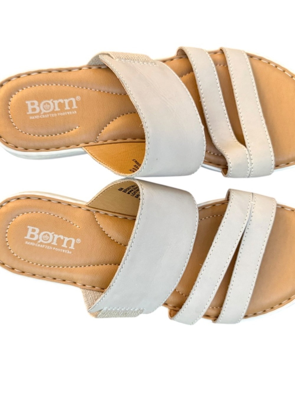 Born Blakely Slide Natural Sandals – Sz 8M - Picture 5 of 8
